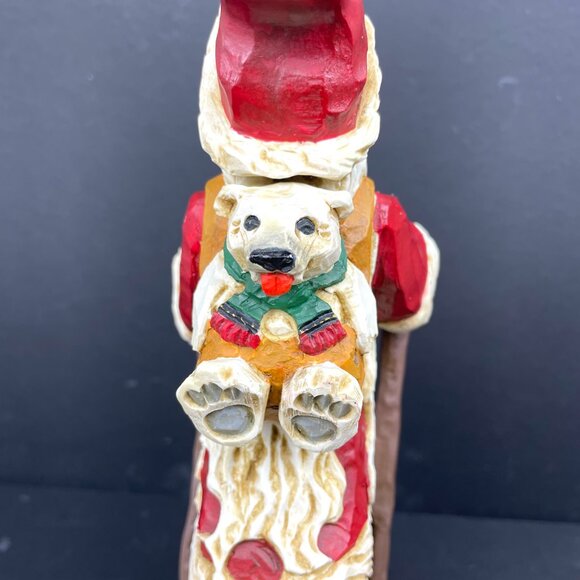 David Frykman Portfolio Santa on Skiis -Musical Figurine (1997) 11” – READ - Picture 6 of 13